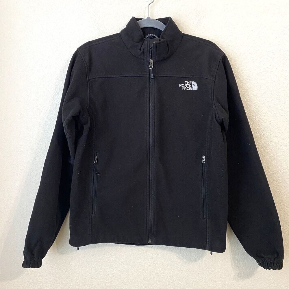 The North Face Jacket Womens Size Medium Black Fullzip